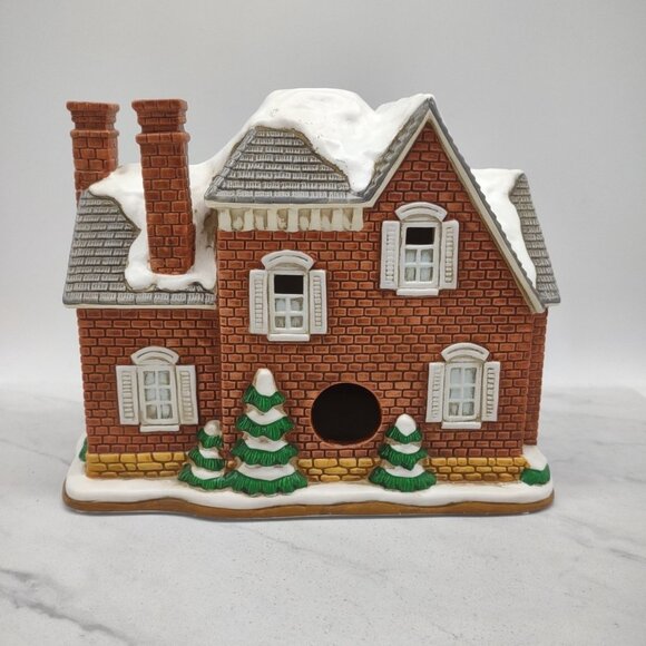 Lefton Colonial Village BERKELY House with Box 1992 No Light #11262 with Deed - Picture 3 of 16